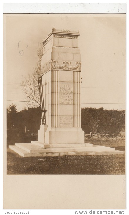 B81147 Memorial Erected By The Citizens Of Calgary Canada Alber Front/back Image - Calgary