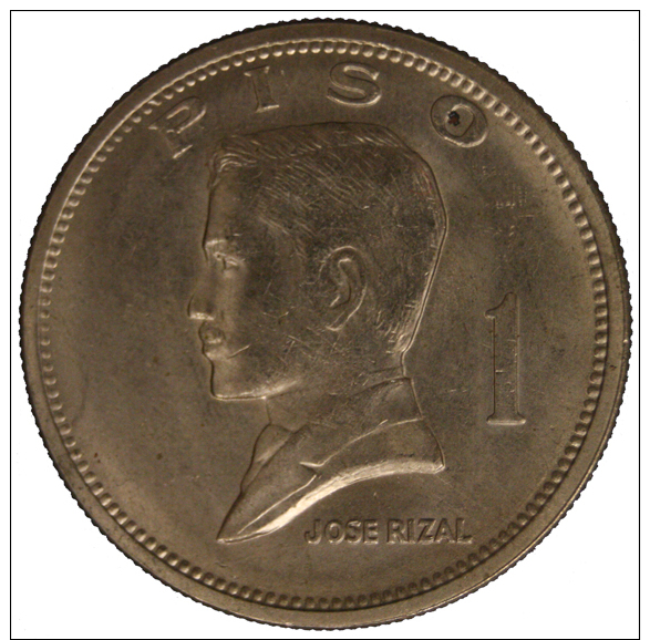 Filippine Philippines 1 Piso 1972 Joze Rizal #4620 - Filippine