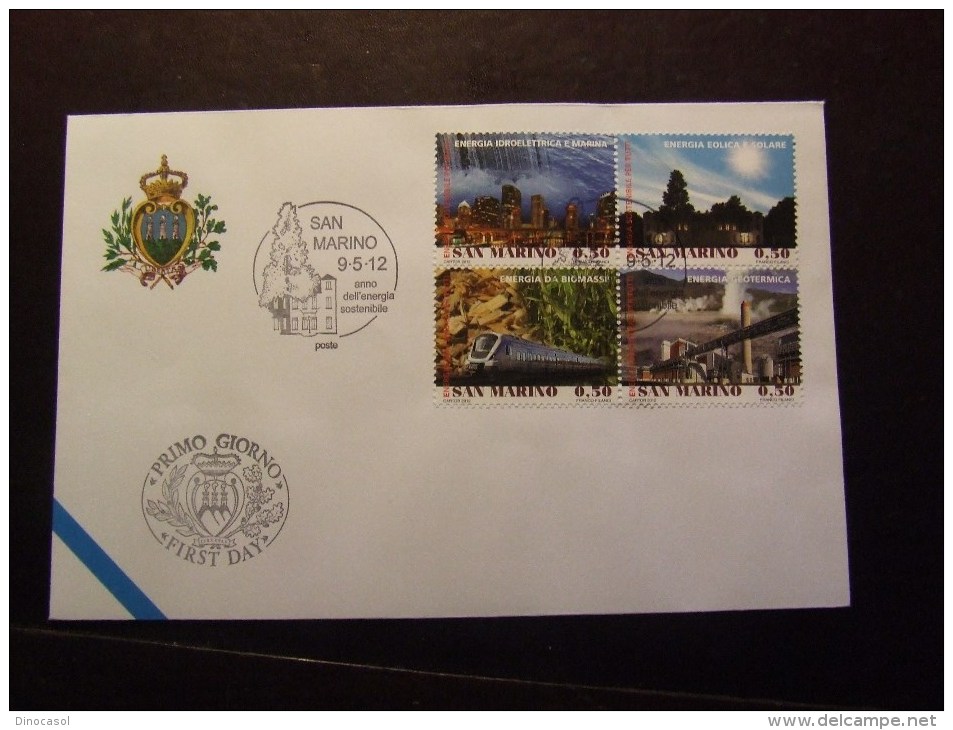 SAN MARINO 2012 ENERGIE SOSTENIBILI USATO FDC - Usados