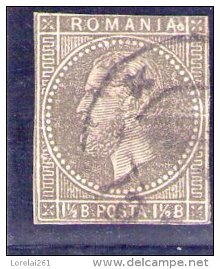 1879 - CHARLES I / Montrer Bucarest II  Mi No 48 U (NON DENTELE) édition Limitée RAR - 1858-1880 Fürstentum Moldau