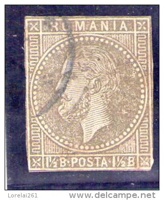 1872 - CHARLES I / Montrer PARIS  Mi No 36 U (NON DENTELE) édition Limitée RAR - 1858-1880 Fürstentum Moldau