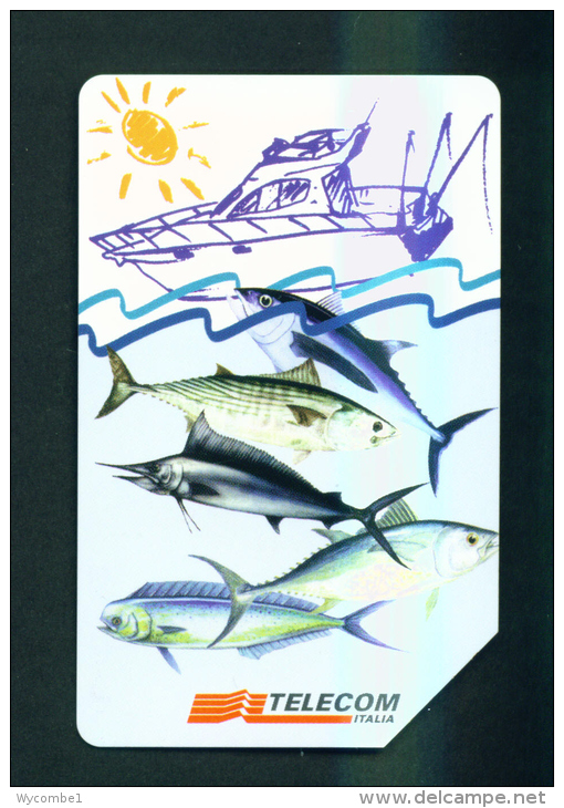 ITALY - Urmet Phonecard  Fish  Issue/Tirage 305,000  Used As Scan - Publiques Publicitaires