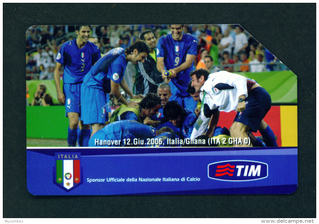 ITALY - Urmet Phonecard  Football  Issue/Tirage 250,000  Used As Scan - Publiques Publicitaires