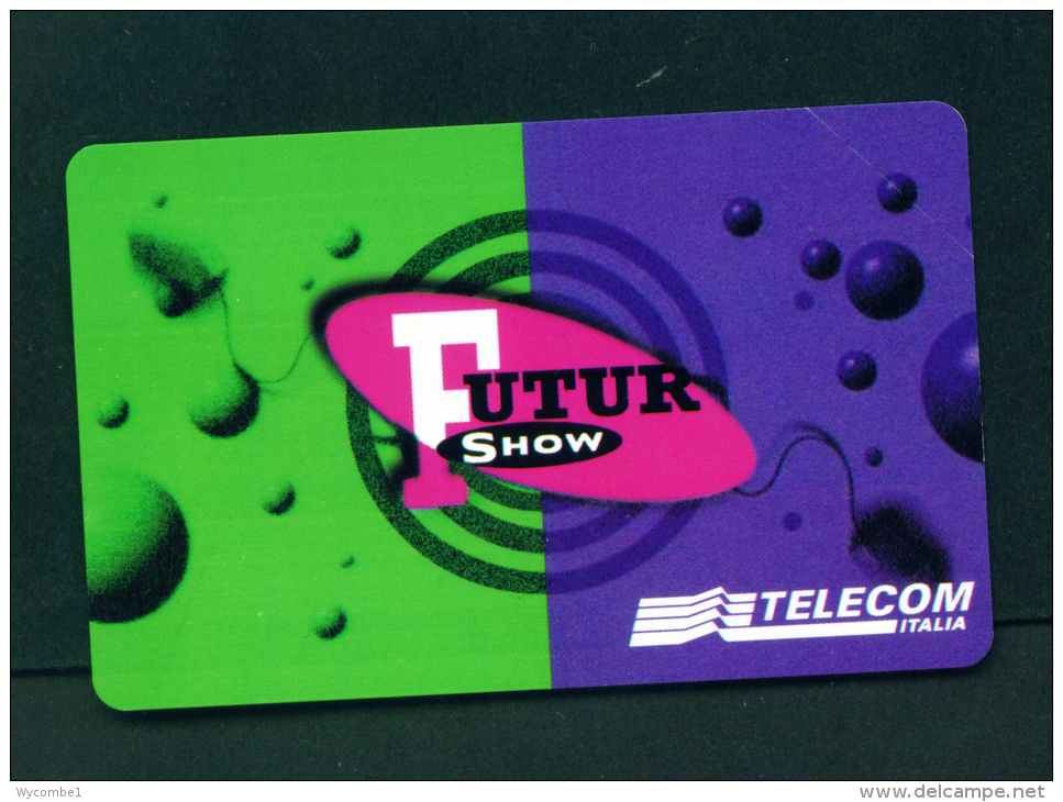 ITALY - Urmet Phonecard  Futur Show  Issue/Tirage 75,000  Unused As Scan - Publiques Publicitaires