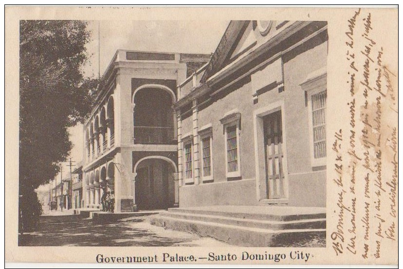 CPA REPUBLIQUE DOMINICAINE DOMINICAN REPUBLIC SANTO DOMINGO CITY Government Palace 1911 - Dominican Republic