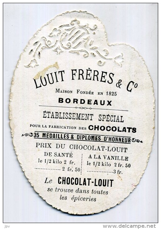 CHROMO CHOCOLAT LOUIT . BORDEAUX . - Louit