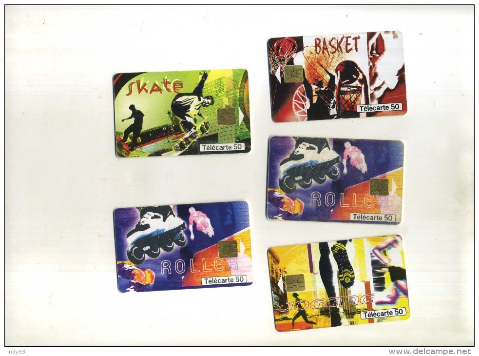 - FRANCE . LOT DE 5 TELECARTES COLLECTION STREET CULTURE . DOUBLES DE COLLECTION . - Collezioni