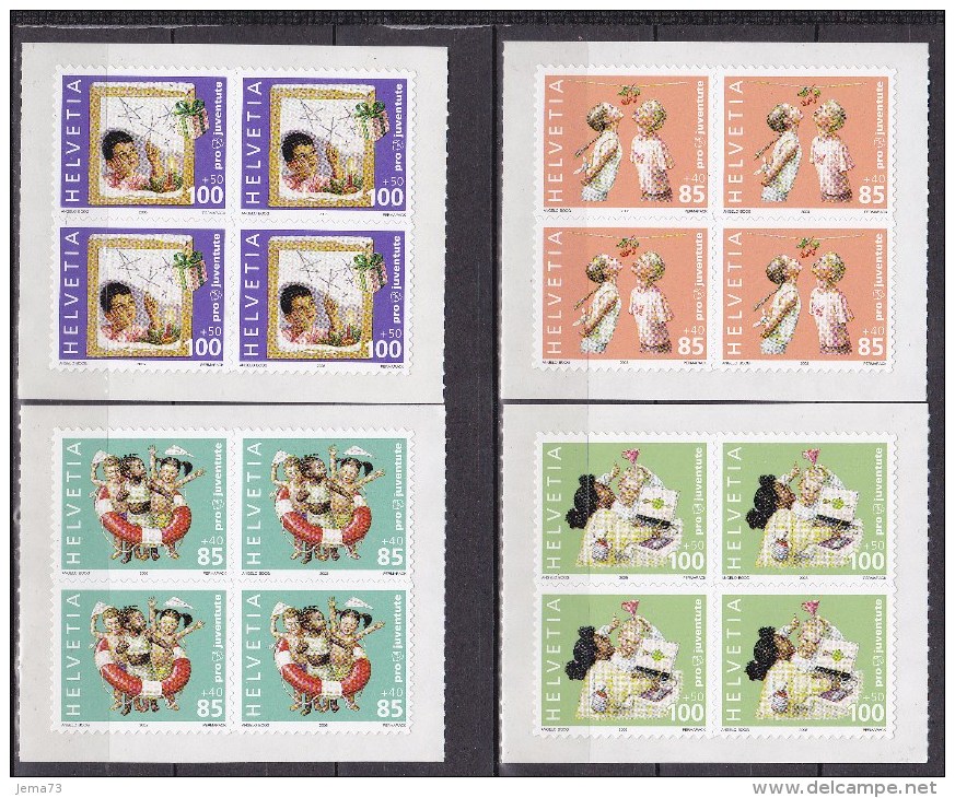 N° 1867 à 1870 Pour La Jeunesse: Droits De L´enfant Tous Les Enfants Sont égaux Autoadhésif; Série En Bloc De 4 Timbres - Unused Stamps