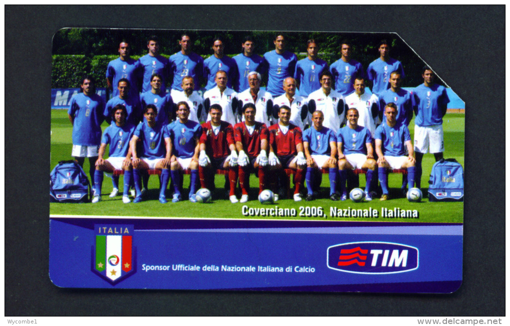 ITALY - Urmet Phonecard  Football  Used As Scan - Publiques Publicitaires