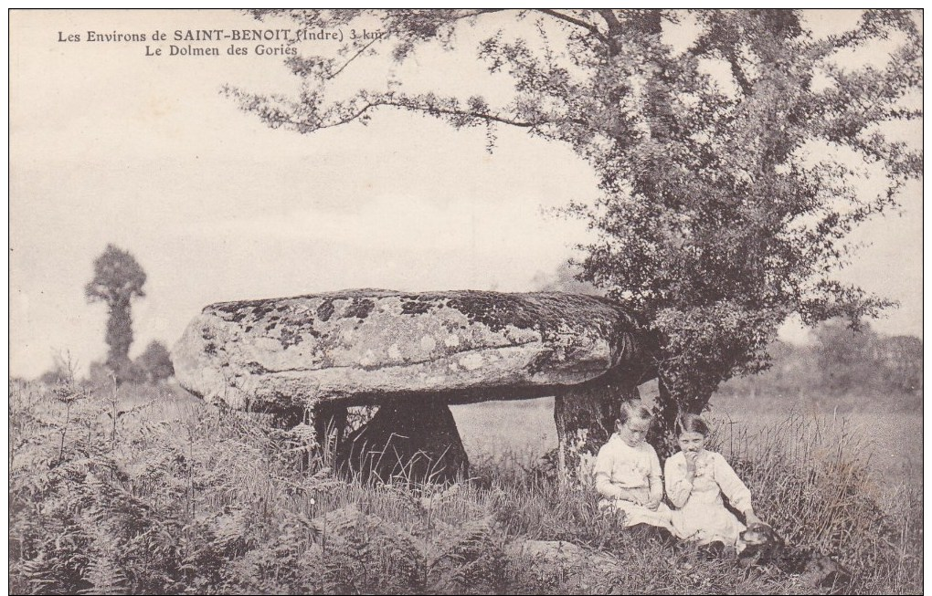 Les Environs De SAINT-BENOIT (Indre) : Le Dolmen Des Gories - Dolmen & Menhirs