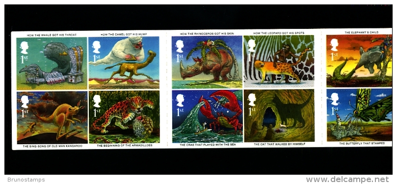 GREAT BRITAIN - 2002  KIPLING  SELF-ADHESIVE  SET  MINT NH - Blocs-feuillets