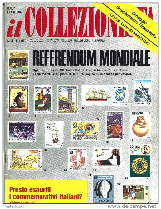 Rivista Il Collezionista, Bolaffi Editore N. 3 Anno 1980 - Italiaans (vanaf 1941)
