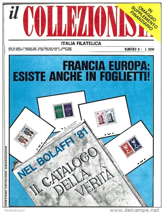 Rivista Il Collezionista, Bolaffi Editore N. 9 Anno 1980 - Italian (from 1941)