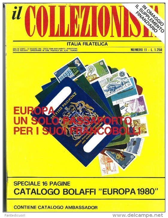 Rivista Il Collezionista, Bolaffi Editore N. 11 Anno 1980 - Italian (from 1941)