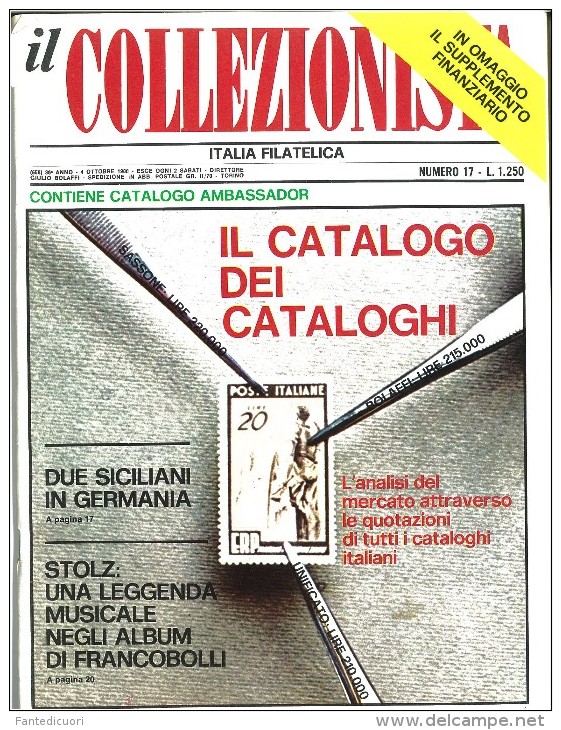 Rivista Il Collezionista, Bolaffi Editore N. 17 Anno 1980 - Italien (àpd. 1941)