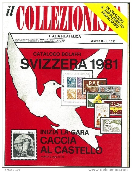 Rivista Il Collezionista, Bolaffi Editore N. 18 Anno 1980 - Italiaans (vanaf 1941)