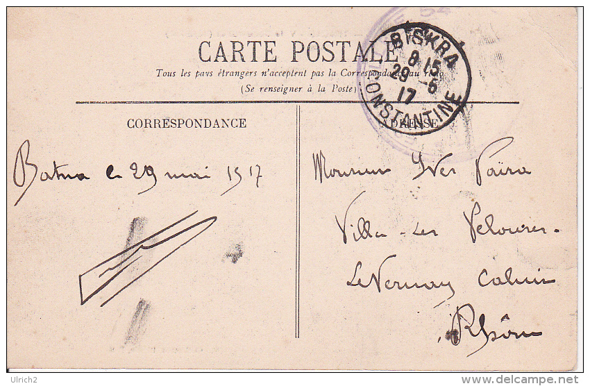 CPA Timgad - Vole Decumanus (côté Est) - Poste Militaire - 1917 (3145) - Sonstige & Ohne Zuordnung