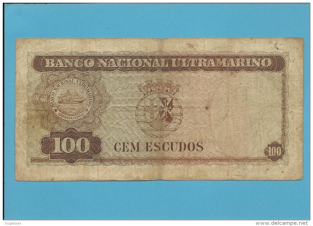 TIMOR - 100 ESCUDOS - 2.1.1959 - P 24 - SIGN. 3 - JOSÉ CELESTINO DA SILVA - PORTUGAL - Timor