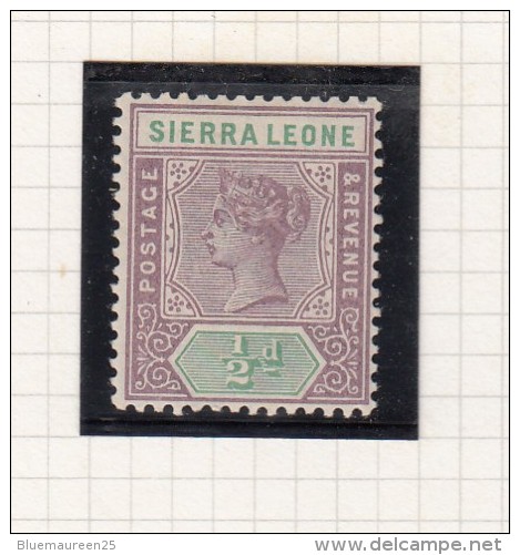 Queen Victoria - 1896 - Sierra Leone (...-1960)