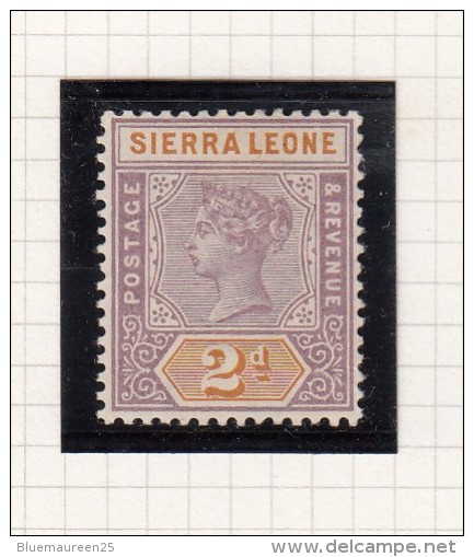 Queen Victoria - 1896 - Sierra Leone (...-1960)