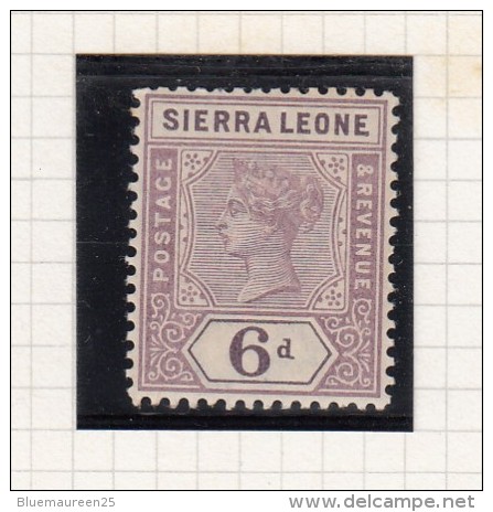 Queen Victoria - 1896 - Sierra Leone (...-1960)