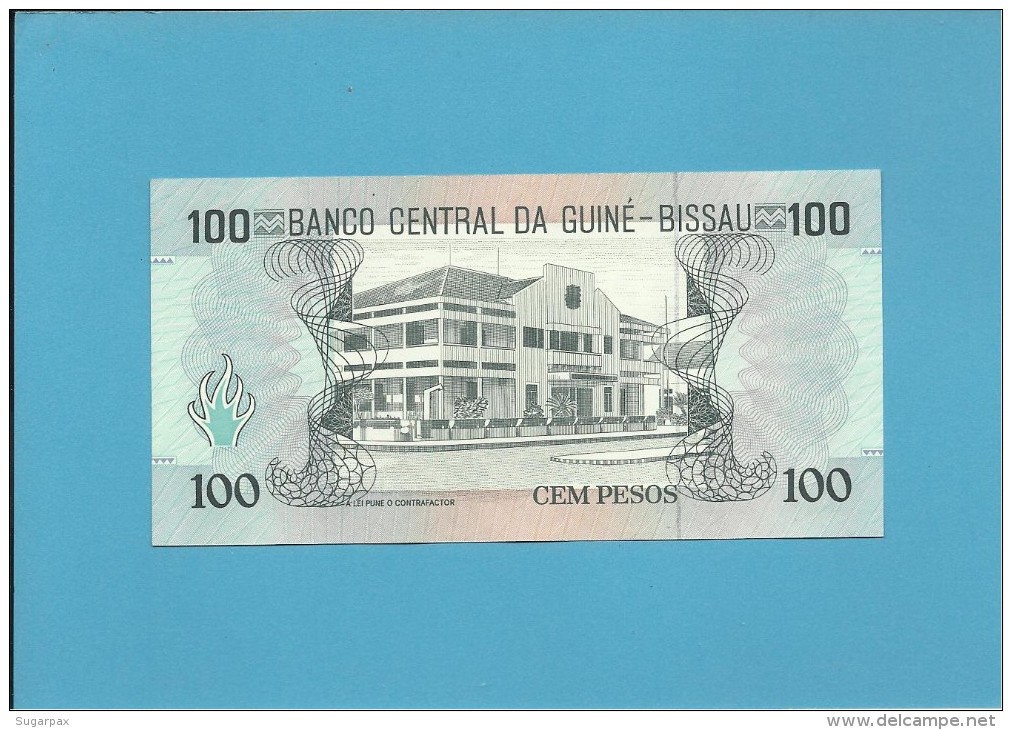 GUINEA-BISSAU - 100 PESOS - 1.3.1990 - UNC - P 11 - DOMINGOS RAMOS - Guinea–Bissau