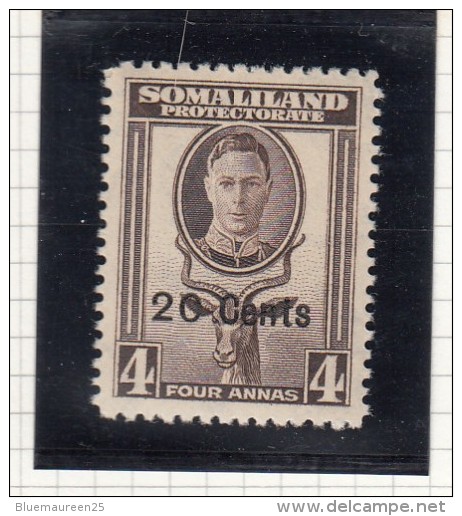 King George VI - 1951 - Surch Stamps - Somaliland (Herrschaft ...-1959)