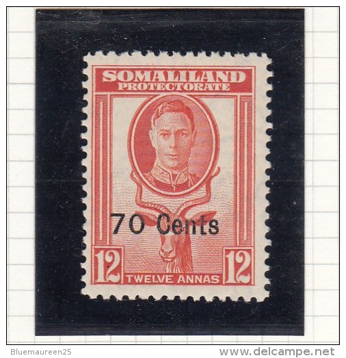 King George VI - 1951 - Surch Stamps - Somaliland (Protettorato ...-1959)