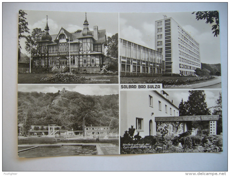 Germany: Bad Sulza - Wismutsanatorium, Schwimmbad, Inhalatorium, Kinderkurhaus Der Karl-Zeiss-Stiftung  - 1983 Used - Bad Sulza