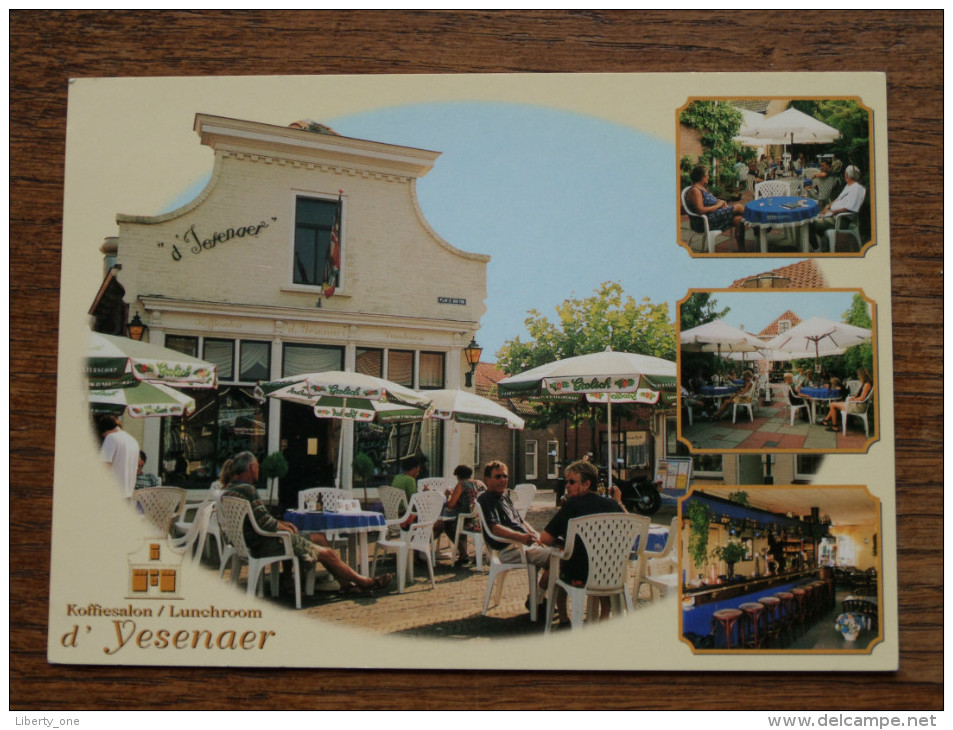 Koffiesalon Lunchroom D'YESENAER ( Pim, Diny En Esther Schraver ) - Anno 19?? ( Zie Foto Voor Details ) !! - Yerseke