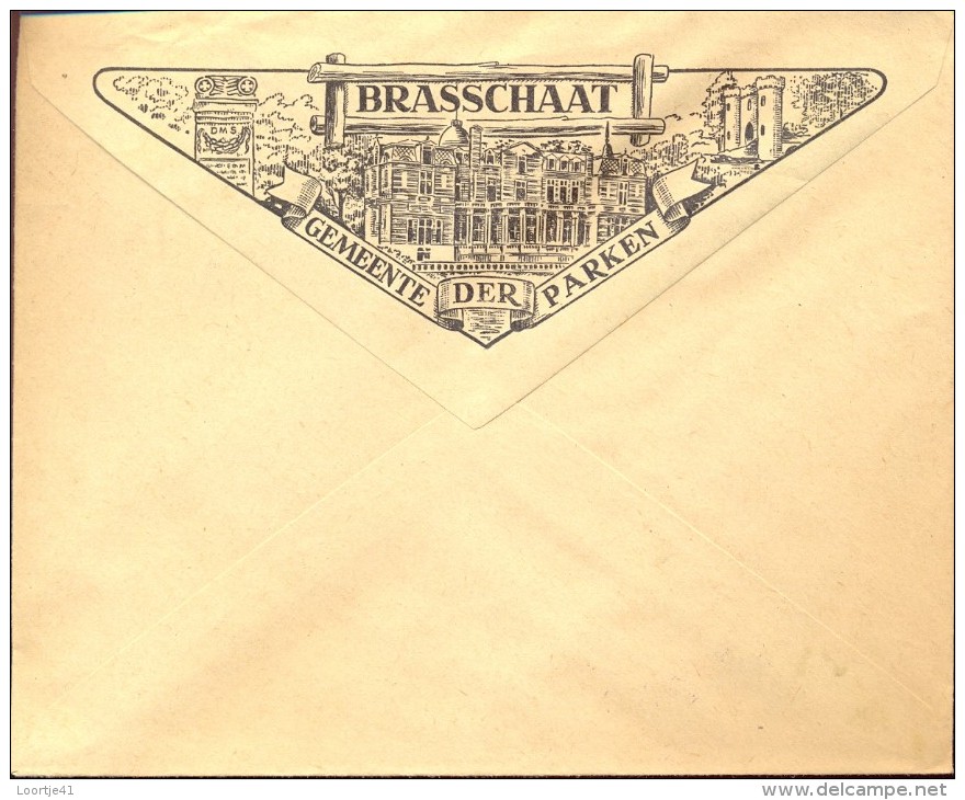 Omslag Enveloppe Gemeente  Stempel Brasschaat 1963 - Briefe