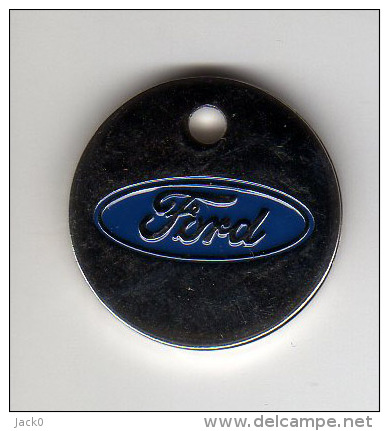 Jeton  De  Caddie  Automobiles  FORD   Verso  Groupe  BEHRA  Nos Clients Sont Nos Amis - Trolley Token/Shopping Trolley Chip