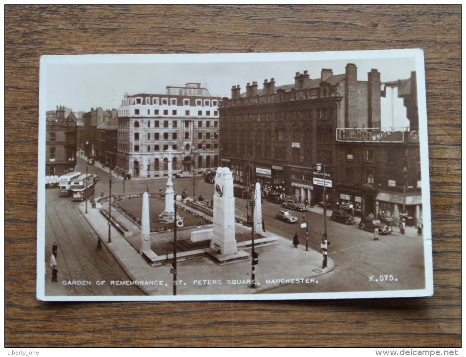 Garden Of Remembrance St. Peters Square ( K.575. ) Anno 1954 ( Zie Foto Voor Details ) !! - Manchester