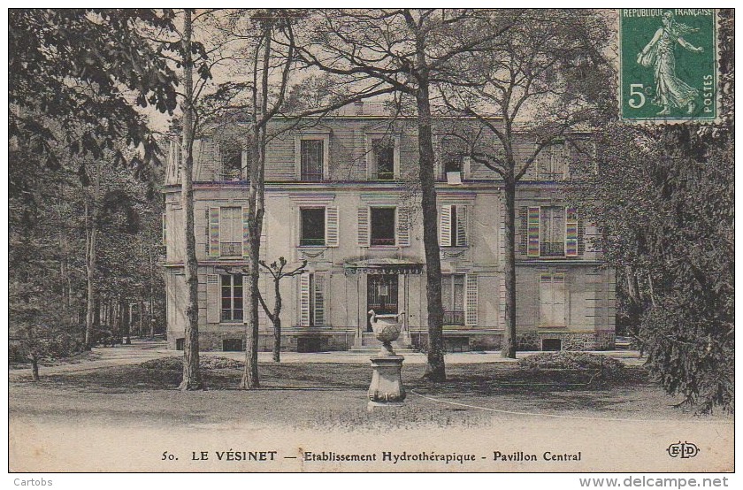 78 LE VESINET Etablissement Hydrothérapique - Pavillon Central - Le Vésinet