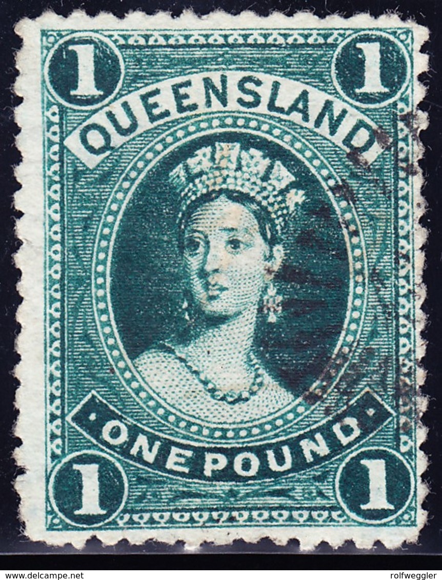 Queensland 1 Pound SG#309 Gestempelt - Oblitérés