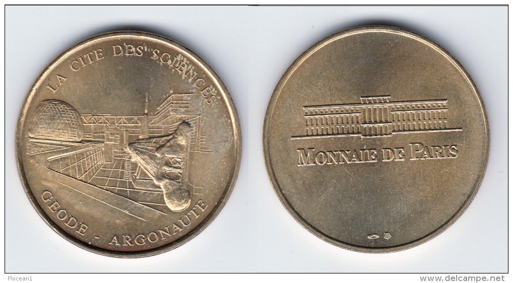 **** 75019 - LA CITE DES SCIENCES - GEODE - ARGONAUTE 1998 - NON DATEE - MONNAIE DE PARIS **** EN ACHAT IMMEDIAT !!! - Non-datés