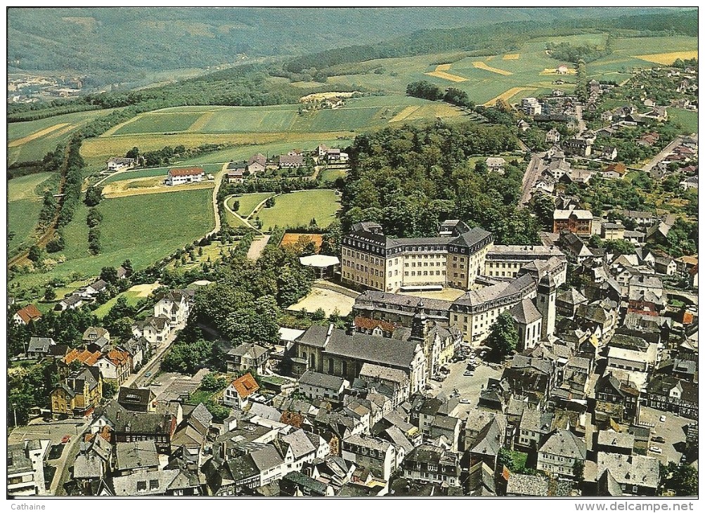 ALLEMAGNE .  HACHENBURG . VUE GENERALE AERIENNE . CAFE KLEIN - Hachenburg