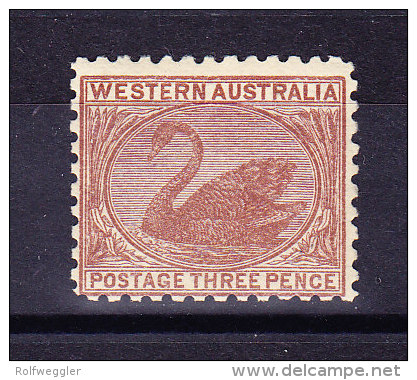 Western Australia 1905/12  3 Pence 1906 SG#153 * - Ungebraucht