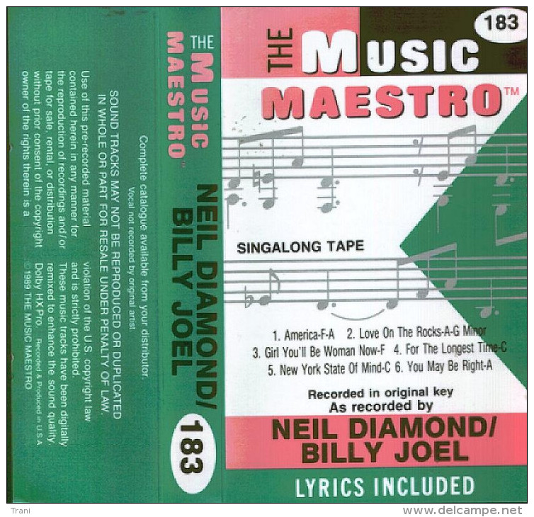 NEIL DIAMOND / BILLY JOEL - Audiokassetten