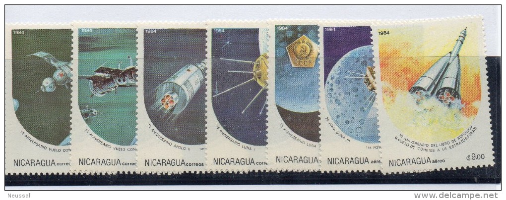 Serie Nº 1330/3 + A-1059/61 Nicaragua - Astrología