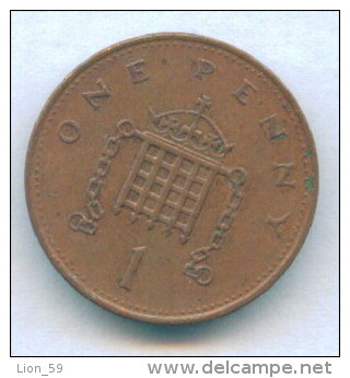 F3393 / - 1 Penny - 1994 -  Great Britain Grande-Bretagne Grossbritannien Gran Bretagna  - Coins Munzen Monnaies Monete - 1 Penny & 1 New Penny