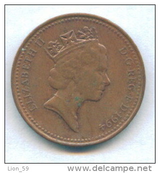 F3393 / - 1 Penny - 1994 -  Great Britain Grande-Bretagne Grossbritannien Gran Bretagna  - Coins Munzen Monnaies Monete - 1 Penny & 1 New Penny