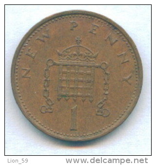 F3395 / - 1 New Penny - 1971 - Great Britain Grande-Bretagne Grossbritannien Gran Bretagna Coins Munzen Monnaies Monete - 1 Penny & 1 New Penny