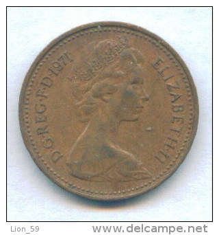 F3395 / - 1 New Penny - 1971 - Great Britain Grande-Bretagne Grossbritannien Gran Bretagna Coins Munzen Monnaies Monete - 1 Penny & 1 New Penny