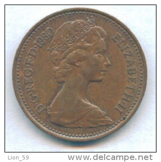 F3396 / - 1 New Penny - 1980 - Great Britain Grande-Bretagne Grossbritannien Gran Bretagna Coins Munzen Monnaies Monete - 1 Penny & 1 New Penny