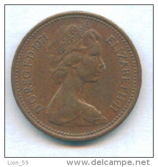 F3401 / - 1  New Penny - 1971 - Great Britain Grande-Bretagne Grossbritannien Gran Bretagna Coins Munzen Monnaies Monete - 1 Penny & 1 New Penny