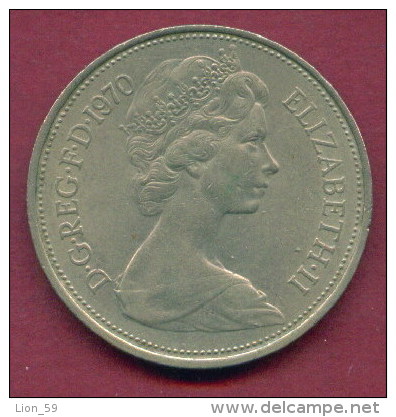 F3409 / -  10 New Pence - 1970 - Great Britain Grande-Bretagne Grossbritannien - Coins Munzen Monnaies Monete - 10 Pence & 10 New Pence