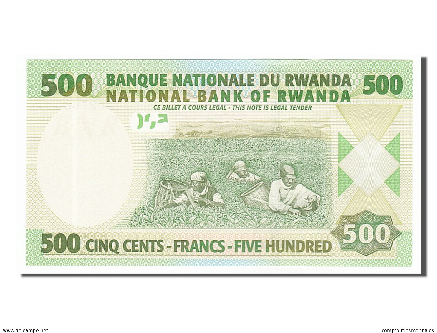 Billet, Rwanda, 500 Francs, 2008, 2008-02-01, NEUF - Ruanda