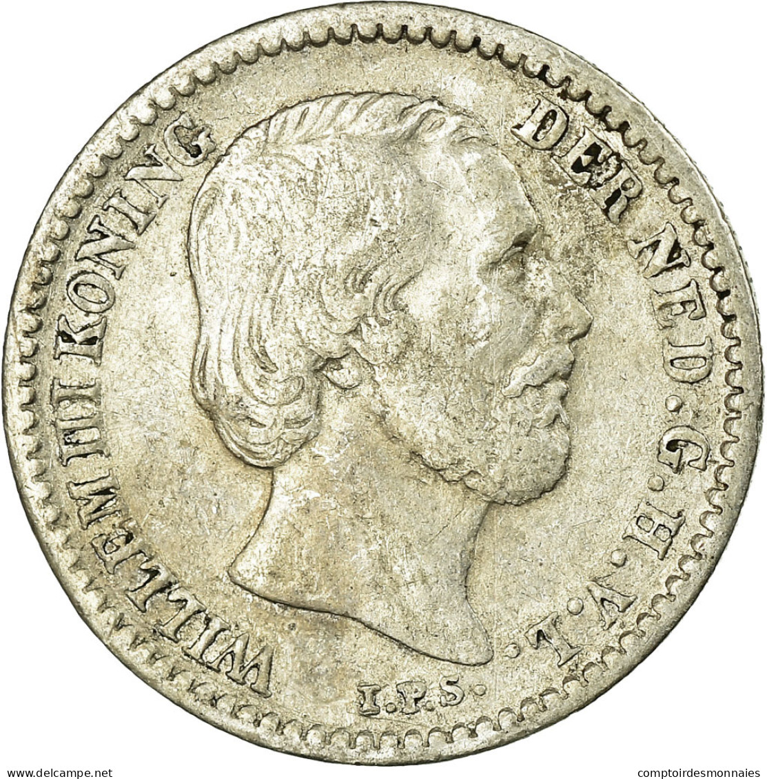 Monnaie, Pays-Bas, William III, 10 Cents, 1862, TTB, Argent, KM:80 - 1849-1890 : Willem III