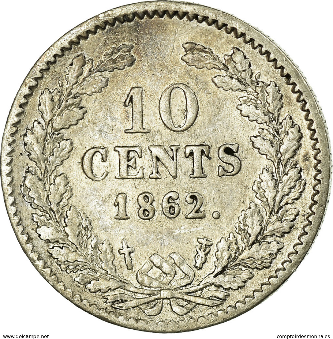 Monnaie, Pays-Bas, William III, 10 Cents, 1862, TTB, Argent, KM:80 - 1849-1890 : Willem III